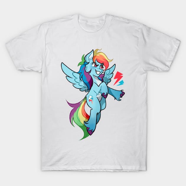 Rainbow Dash My little pony T-Shirt by gaypompeii